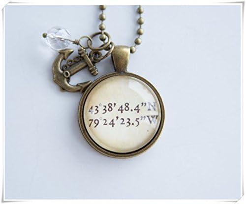 Custom Coordinates Necklace