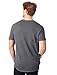 Alternative Men's Washed Slub Home Team Henley, Coal Pigment, M