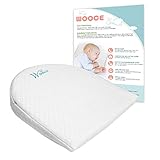 Bassinet Wedge for Baby Reflux | Baby Mattress | Infant Sleep Positioner with Removal Waterproof Cotton Cover |12-Degree Incline for Better Sleep