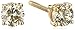 Amazon Collection Certified 14k Gold Diamond with Screw Back and Post Stud Earrings (1/4-2 cttw, J-K Color, I1-I2 Clarity)