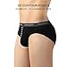 DAVID ARCHY Men's Briefs Rayon Made From Bamboo Underwear Pouch Breathable Super Soft Comfort Briefs Lightweight No Fly 4 Pack