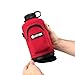 45 Degree Latitude Beer Growler 64oz Protective Carrier Tote Red Nylon & Neoprene Sleeve with Shoulder Strap (Bottle Sold Separately) - Red
