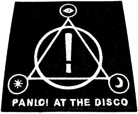 PANIC! AT THE DISCO Embroidered Iron On/Sew On Patch 8.1 cm x 8.1 cm (H x W)