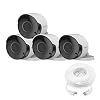 Wisenet SDC-89445BF 5MP CCTV Surveillance Weatherproof Bullet Security Camera 82ft IR Distance Plastic Housing 3.6mm…