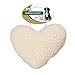 Ethical Pet Vermont Fleece Dog Toy, 8-Inch, Heart