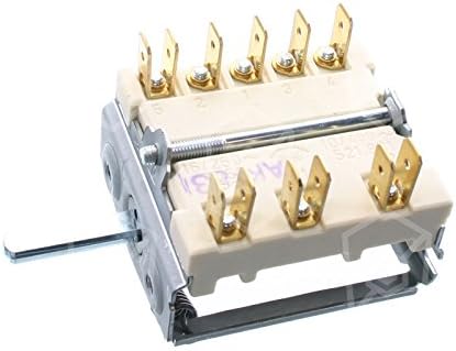 Cam Switch for Electric Pots, Küppersbusch Ascobloc – Juno, Zanussi Diameter 6x4,6 mm 16 A 2 Pin. Max. 150 °C – Clock Connector Spade Terminals 6.3 mm for Ambient Temperature Up To 150 °C