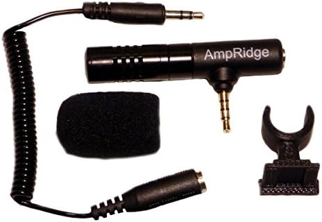 Ampridge MightyMic SLR Shotgun Microphone Kit for DSLR Cameras/iPhone/iPad/Android
