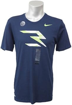 Amazon Co Jp Nike ナイキ Rw3 ラッセル ウィルソン Dangeruss Dri Fit Tシャツ College Navy Action Green Xl 並行輸入品 スポーツ アウトドア