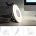 Wake Up Light, totobay Alarm Clock {2nd Generation} Sunrise Simulation Snooze Function Night Light with Nature Sounds, FM Radio, Touch Control and USB Charger for bedside and kids
