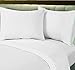 Union Hospitality King Flat Sheet White Bedding 180 Thread Count Percale Hotel Linen