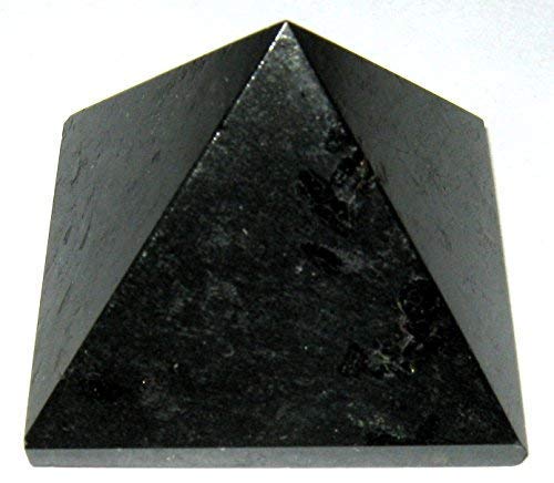 84 Grams black tourmaline feng shui pyramid crystal healing bagua vaastu reiki home office gift