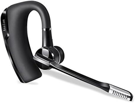 Bluetooth Headset, Ansion Wireless Business Earpiece Earbuds Earphones Headphones with Mic Noise Reduction Spors In Ear Headset Handsfree For Smartphone [New Version]