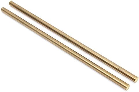 EsportsMJJ 2pcs 150mm x 5mm Brass Rod Bar Hardware Solid Round Rods, 150 x 5mm - Image 5