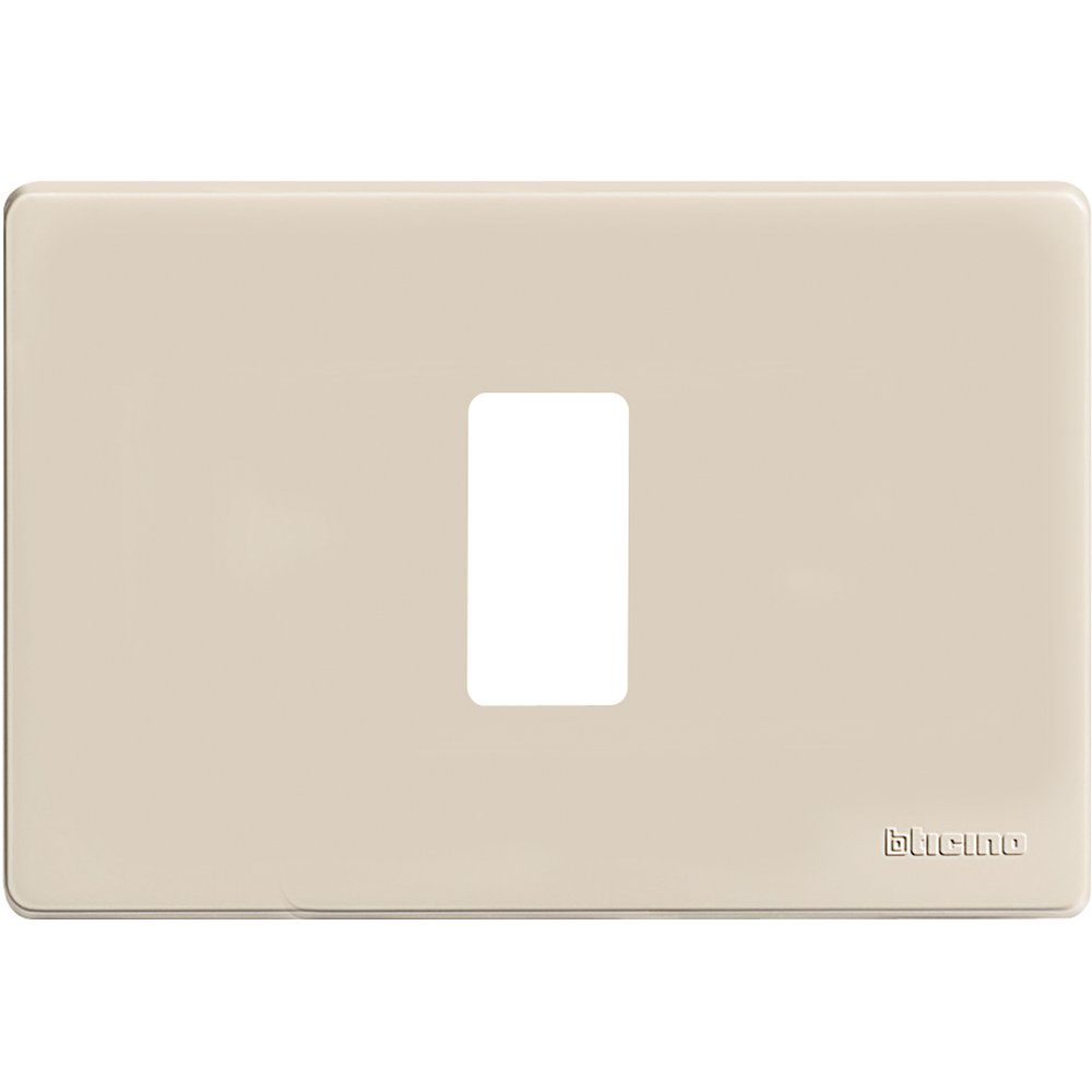 BTicino Fp Magic Plate 2 Seats, Resin, white, 503/1/R/F