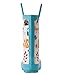 OAKI Kids Rubber Rain Boots with Easy-On Handles, Forest Animals, 8T US Toddler