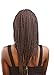 JBG SERVICES Authentic African Braided Wigs, Weaving Center Part Camille Braid Wig For African American Women, Enjoy A Natural Hairline - 2 Pins Included Color 33 Auburn 12 inch