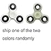Findbest Tri-Spinner Fidget Toy EDC Focus Toy with Luminous Fluorescent Light, Glow In The Dark, Ultra Durable High Speed Exquisite Hand Spinner for ADD, ADHD Anxiety Autism Boredom Stress Focus