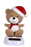 1 X Solar Powered Dancing Christmas Teddy Bear by Greenbrier International