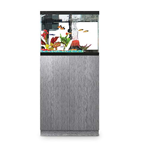 Imagitarium Brushed Steel Look Fish Tank Stand, Up to 20 gal.
