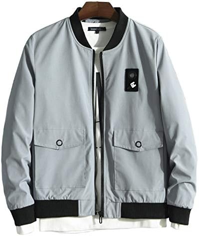 URBANFIND Men's Slim Fit Lightweight Sportswear Jacket Casual Bomber Jacket