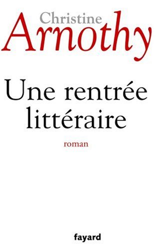 Une rentrée littéraire: roman