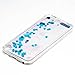 iPod Touch 5 Case, Firefish Glitter Liquid Cover Slim Soft TPU Rubber Silicone Case Impact Resistant Durable Protective Case for Apple iPod Touch 5 -Blue
