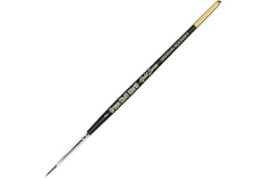 Green Stuff World for Models and Miniatures Gold Series Siberian Kolinsky Brush - Size 1 (2358)