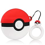 Lupct Elf Ball Compatible with Airpods Pro/Airpods 3 Case Silicone,Cute Cartoon 3D Cool Air pods Design Cover,Fun Fashion Funny Cases for Kids Girls Teens Boys Style Character Skin Keychain Airpod 3