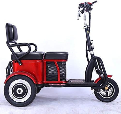 CZALBL Adult Electric Tricycle, Aluminum Alloy Three-wheel Electric Scooter, Suitable for The Elderly or Disabled