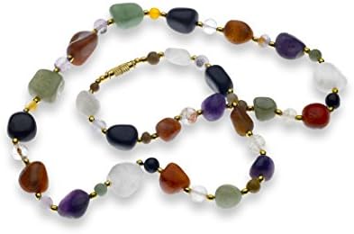 Multi Colour Gemstone Necklace