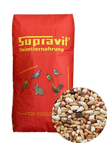 Supravit Super Diät Taubenfutter 25kg ohne Mais für Tauben während der Reisesaison | Futter für mehr Kondition | ausgewogene Körnermischung | Vogelfutter alle Tauben-Rassen