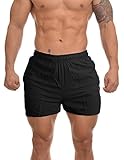 Magiftbox Men's 7'' Lightweight Quick Dry Running Shorts Stretch Workout Shorts with Zip Pockets