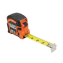 Klein Tools 86225 Double Hook Magnetic Tape Measure, 25-Foot