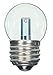 Satco S9160 Solid State LED Light Bulb, 1.2W, 120V, Clear Finish, 32 Initial Lumens, 2-5/16
