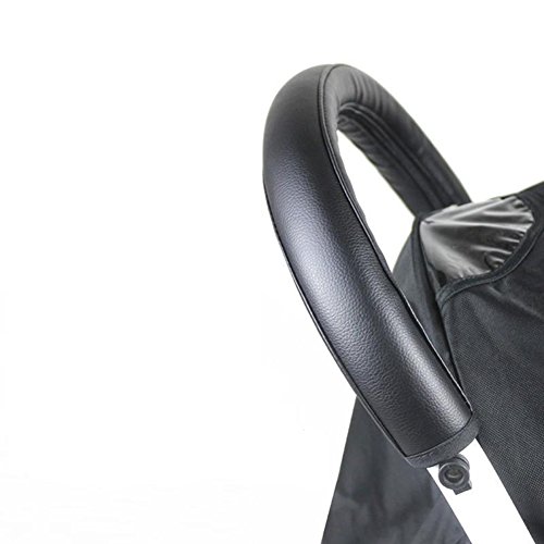 ROMIRUS Handle Sleeve Cover for Babyzen YOYO/YOYO+ Strollers, Artificial Leather Black