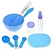 eBoot 9 Pieces Facemask Tool Kit DIY Mask Tools Facial Care Make Up Mixing Tool Sets Including Bowl Spatula Brush Gauge Puff Bottle