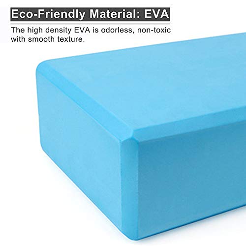 EUSIN-Yoga-Block-2pcs-Supportive-High-Density-EVA-Foam-Soft-Non-Slip-Surface-for-Yoga-Pilates-Meditation