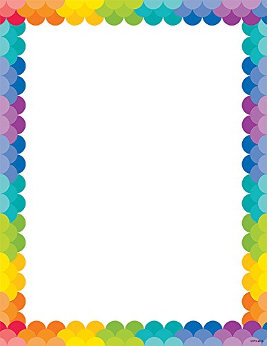 Creative Teaching Press Painted Palette Rainbow Scallops Printer Paper (1987) Creative Teaching Press Painted Palette Rainbow Scallops Printer Paper (1987)