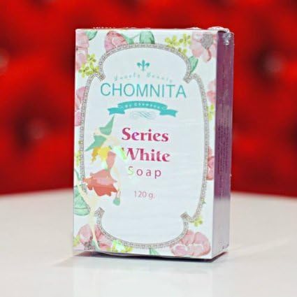 Gift Set : Chomnita Series White Soap By Chom Nita 120 G. [Get Free Tomato Facial Mask] Y209