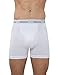 Men's Underwear Soft Cotton Boxer Briefs Short with Open Fly 5 Pack L