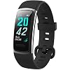 KUNGIX Fitnesstracker, stappenteller, horloge, IP68 waterdicht, smartwatch met hartslagmeter, voor dames, heren…
