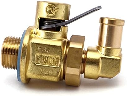 FumotoF302L M18-1.5 Quick Oil Drain Valve with L Nipple