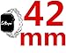 Lwsengme Compatible with Apple Watch Band 42/44mm, Women Girly Stainless Steel Bling Bracelet Compatible with 42mmiWatch Series 4,Series 3,Series 2,Series 1
