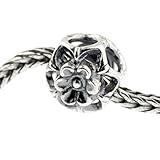 Authentic Trollbeads Sterling Silver 11339 Zucchini Flower