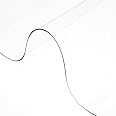 VEVOR 100 x 45 Inch Clear Plastic Table Cover, 1.5mm Thick PVC Clear Desk Protector Pads, Tablecloth for Dining Room