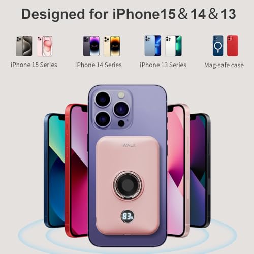 iWALK Wireless Power Bank, 6000mAh Portable Charger with