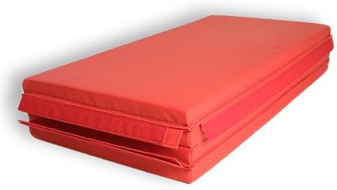 Gymnastics Super Mat 2' Panel 4'X8'X2" with Hook/Loop V-4 Red