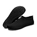 L-RUN Mens Swim Shoes Barefoot Quick-Dry Aqua Socks Black XXXL(M:10.5-11.5)=EU45-46
