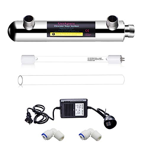 Geekpure Ultraviolet Light Water Filter UV Sterlizer Water