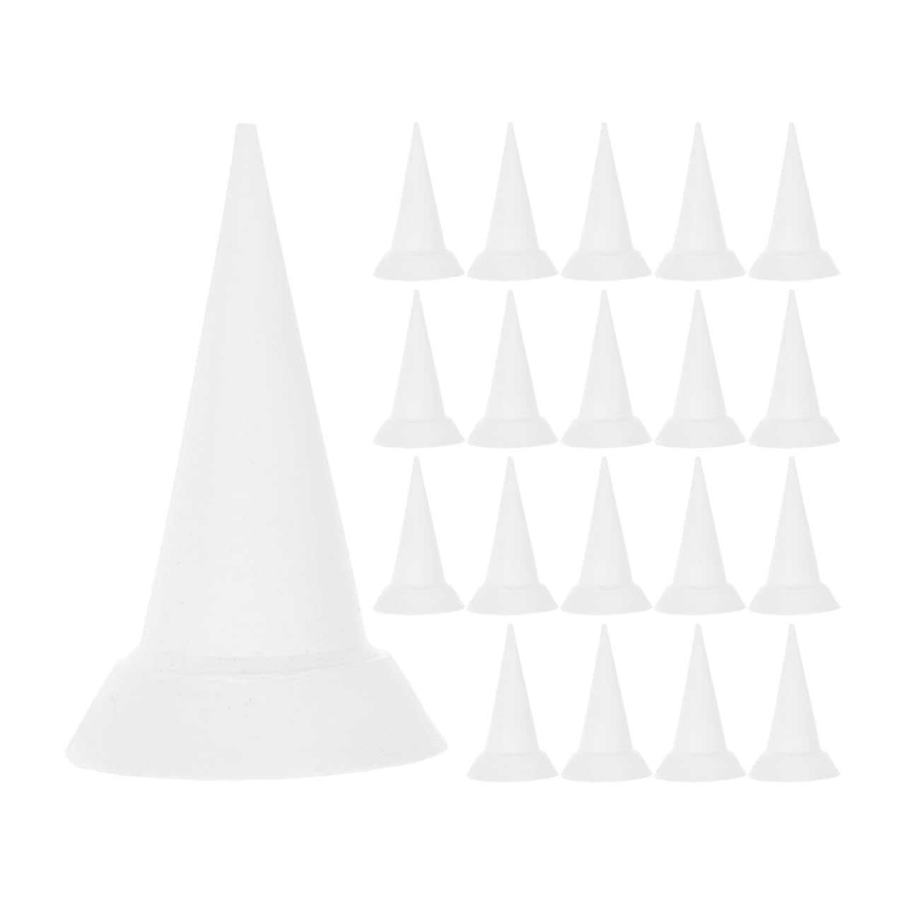 DIYEAH 20Pcs Pottery Kiln Nails Refractory Support Nails Cone Shaped Kiln Stilts for High Temperature Firing Reusable Ceramic Firing Tools for Hobbyist Artists